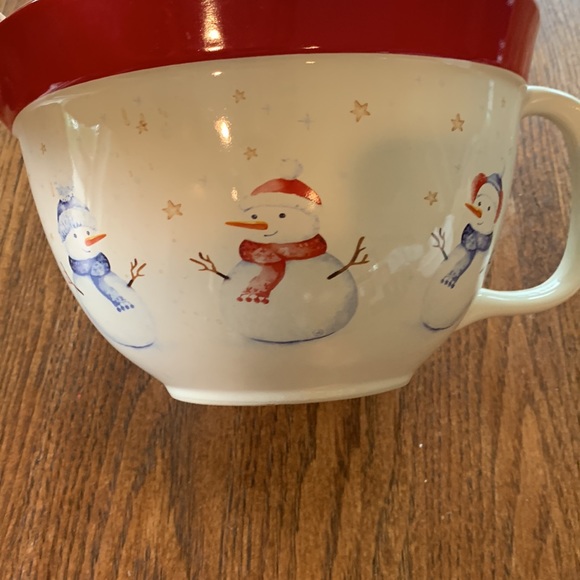 Large snowman mixing bowl - Picture 5 of 10